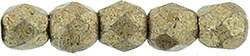 Fire Polish 2mm: ColorTrends: Saturated Metallic Hazelnut, 40 szt.