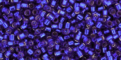 TOHO Round 8/0: TR-08-28 Silver-Lined Cobalt, 10g