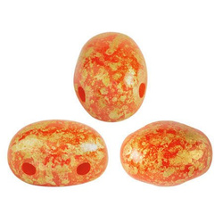 Samos® par Puca®: Opaque Light Coral Splash, 20 pcs