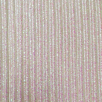 Greek metalized braid 4mm type lurex - white AB holographic, 1m