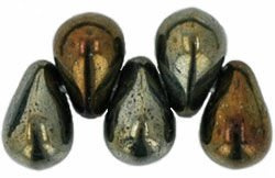 Tear Drops 4x6mm Irish Brown / 20 pcs