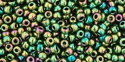 TOHO Round 11/0: TR-11-508 Higher-Metallic Iris - Olivine, 10g