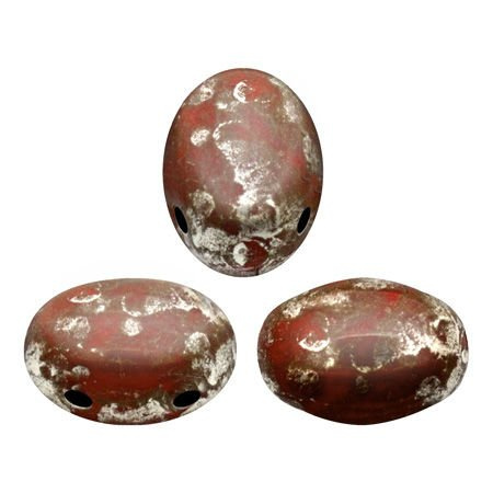 Samos® par Puca®: Opaque Light Coral Ladybug, 20 pcs