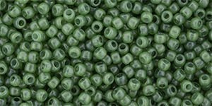 TOHO Round 11/0: TR-11-YPS0033 HYBRID ColorTrends: Milky - Greenery, 10g