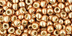 TOHO Round 8/0: TR-08-PF551 PermaFinish - Galvanized Rose Gold, 10 g