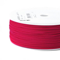 Braided polyester cord for jewelry and macrame - fuchsia // L4409