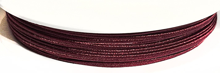 Czech poliester braid - burgundy // L7512 - roll