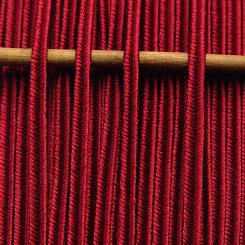 Greek silk braid 4mm - burgundy, 1m