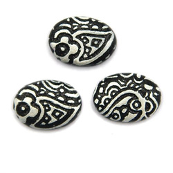Cabochon CM Classic oval 11x15 black & white