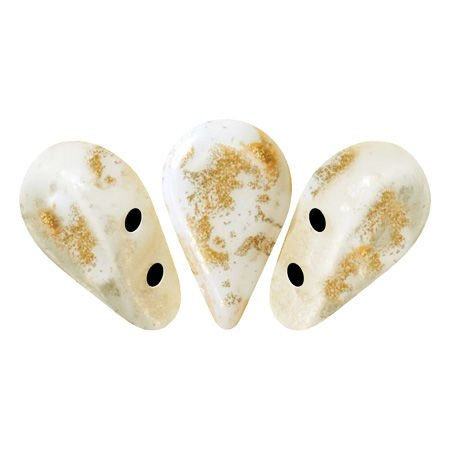 Amos® par Puca®: Opaque White Splash, 27 pcs