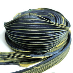 Jedwabna wstążka shibori - Underwater, 10 cm