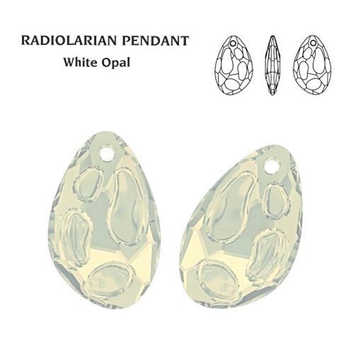 SWAROVSKI Radiolarian 18,0x11,5 mm White Opal F