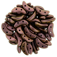 Crescent 3x10mm: Polychrome - Copper Rose, 45 pcs