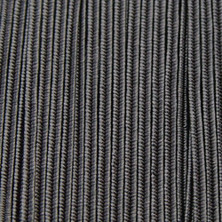 Sutasz grecki 4 mm jedwabny - ciemny szary, 1m