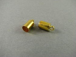 KOŃCÓWKI DO WKLEJANIA ∅4,5mm - KOLOR ZŁOTY [2 szt.]