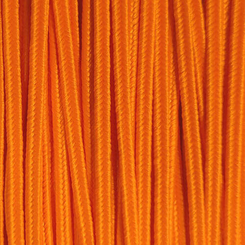 Greek polyester braid 3mm - vivid orange, 1m