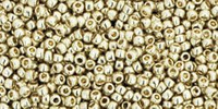 TOHO Round 15/0: TR-15-PF558 PermaFinish - Galvanized Aluminum, 5g