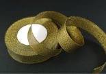 WSTĄŻKA BROKATOWA 2,5CM - ANTYCZNE ZŁOTO