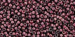 TOHO Round 15/0: TR-15-1076 Inside-Color Gray/Magenta-Lined, 5 g