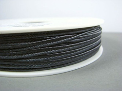 Czech viscose braid - dark gray // A4002, roll