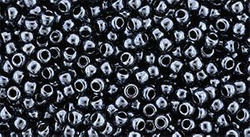 TOHO Round 15/0: TR-15-81 Metallic Hematite, 5g