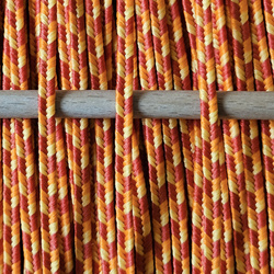 Sutasz grecki 3 mm poliestrowy - ognisty, 1m