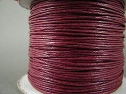 SZNUREK WOSKOWANY BURGUND