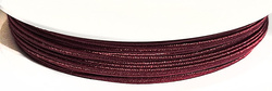 Czech poliester braid - burgundy // L7512 - NEW COLOR!