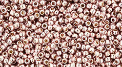 TOHO Round 15/0: TR-15-PF552 PermaFinish - Galvanized Sweet Blush, 5g
