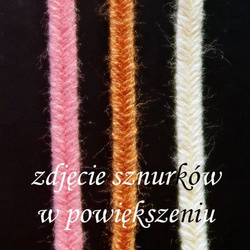 Greek acrylic braid 4mm - cream, 1m