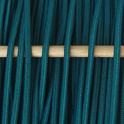 Greek polyester braid 3mm - dark teal, 1m