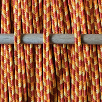 Sutasz grecki 3 mm poliestrowy - ognisty, 1m