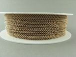 2mm SATIN TWISTED CORD - DARK BEIGE // A1903