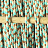 Sutasz grecki 3 mm poliestrowy - earth colors, 1m