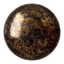Cabochon par Puca®: Jet Bronze, 18mm, 1 pc