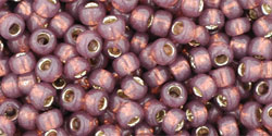TOHO Round 8/0: TR-08-2114 Silver-Lined Milky Nutmeg, 10 g