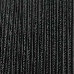 Greek artificial silk (rayon) braid 4mm - black, 1m