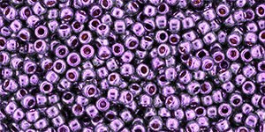 TOHO Round 11/0: TR-11-PF581 PermaFinish - Galvanized Violet, 10g