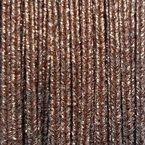 Greek metalized braid 4mm type lurex - bronze, 1m