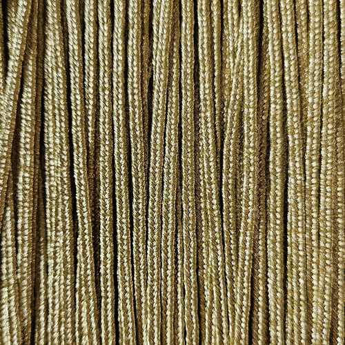 Greek metalized braid 3mm type gold thread - bright gold, 1m