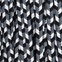 Sutasz grecki 3 mm poliestrowy - black&white, 1m