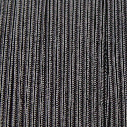 Greek silk braid 4mm - dark gray, 1m