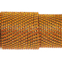 Rhinestone cupchain with Preciosa crystals  ss 8,5 (~2,5 mm) Sun / raw 10cm