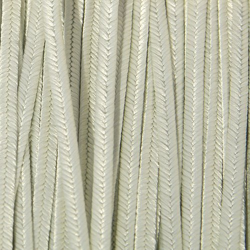 Sutasz grecki 3 mm poliestrowy - zimny beż, 1m