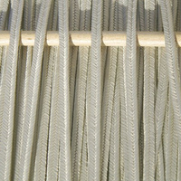 Sutasz grecki 3 mm poliestrowy - zimny beż, 1m