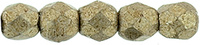 Fire Polish 2mm: ColorTrends: Saturated Metallic Hazelnut, 40 szt.