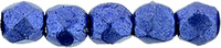 Fire Polish 2mm: ColorTrends: Saturated Metallic Lapis Blue, 40 pcs