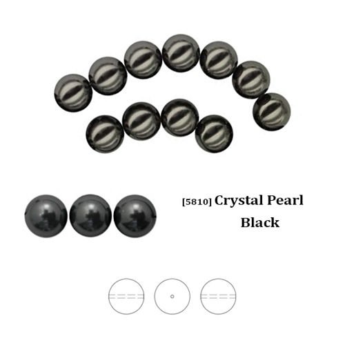 Swarovski 5810 Crystal Pearl 3 mm Black Pearl (BLPRL)