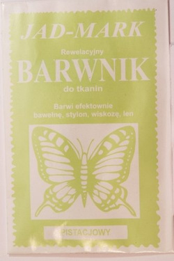 BARWNIK DO TKANIN PISTACJOWY