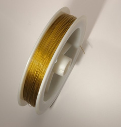 LINKA STALOWA 0,45 MM ZŁOTA